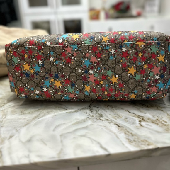 Gucci GG Supreme Star Monogram coated canvas diaper bag.  Limited Addition - Picture 8 of 15